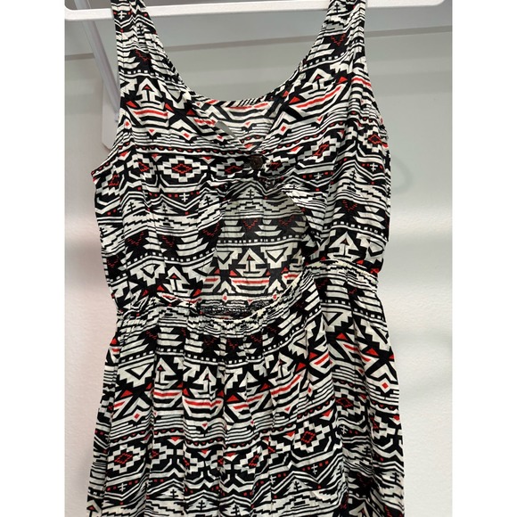 Aztec Print Sleeve Dress Back‎ Cut Out Women's Size Medium Forever 21 - Picture 4 of 7